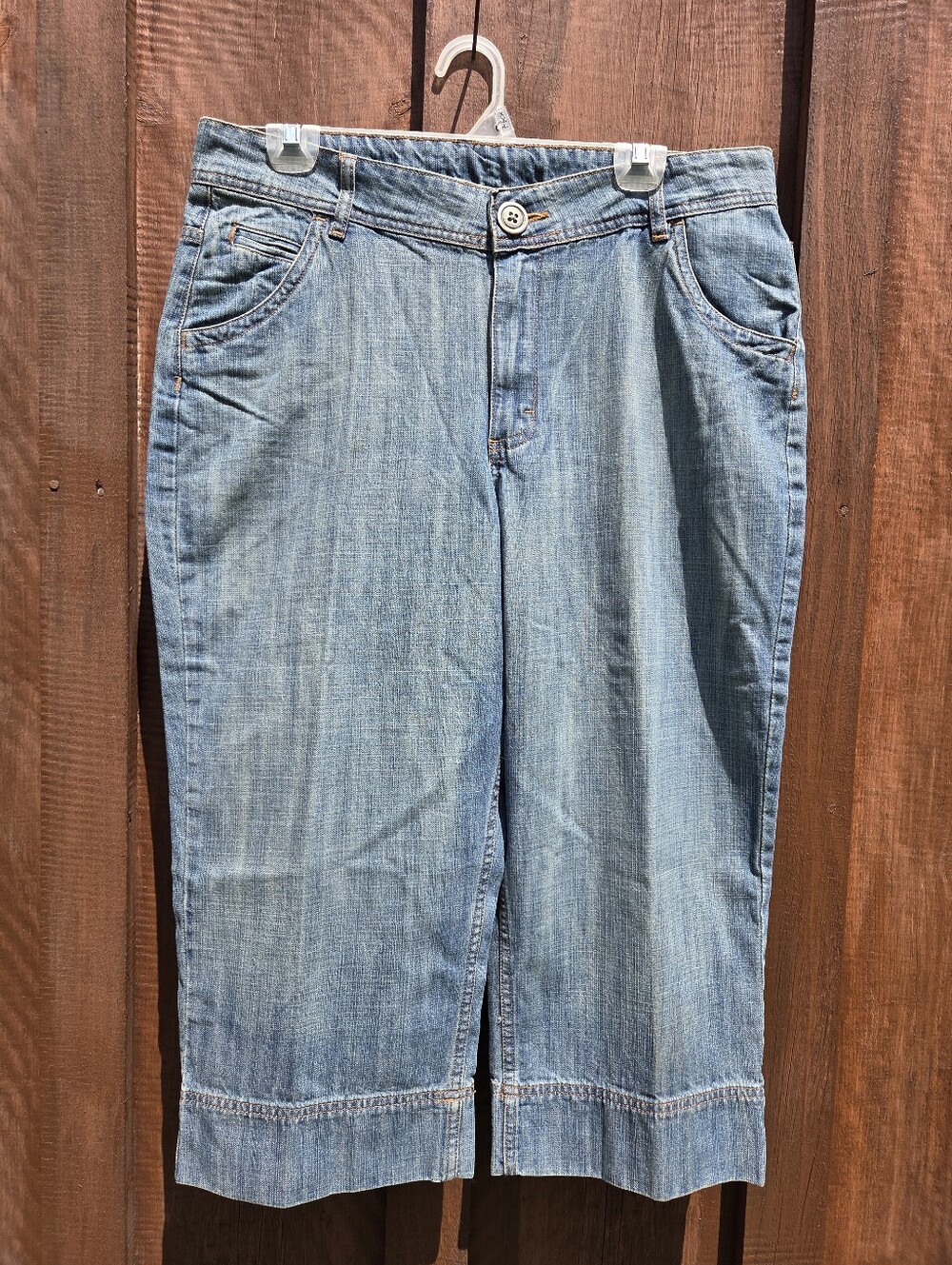 Riders Wide Leg Capri Jeans w36 h46 r11.5 th14 in21